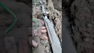 Sewage pipe line work process [upl. by Correna150]