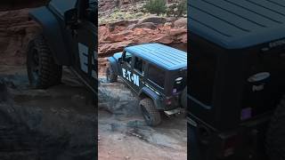 When in doubt throttle out JK knocking back Hamburger Hill offroad trailmilitia jeep rubicon [upl. by Elleb]