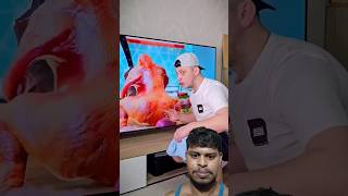 TV hen reaction funny comedy chicken memes boxtoxtv shorts [upl. by Karly]