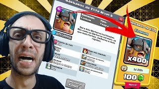 DECK COM BARBAROS DE ELITE SEM LENDÁRIA  A MAIS NOVA CARTA  Clash Royale [upl. by Olimreh]