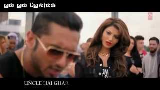 LOVE DOSE Lyrics Video Song  Yo Yo Honey Singh  Urvashi Rautela [upl. by Namhcan548]