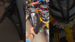 Mt15👍🔥new bike modification Rain mudguard Footrest All are available trending bikers mt15 song [upl. by Lokkin970]