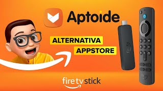 Instala APTOIDE TV en tu Fire TV Stick  ALTERNATIVA a la AppStore de AMAZON [upl. by Cochard]