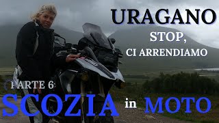 6Scozia in MOTO  CI MANCAVA LURAGANO  Viaggio in coppia 2024 [upl. by Aipotu9]