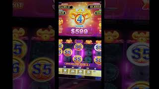 BIG HIT AT HARRAHS🎆🎯 gaming slot casino gambling trending youtube shorts funny love hit [upl. by Ecnirp]