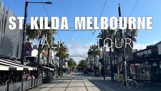 Melbourne St Kilda Beach Walking Tour [upl. by Eeldivad]