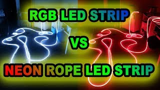 SMD 5050 Buying Guide Neon Rope Led vs RGB Multi Color Led Strip [upl. by Long355]