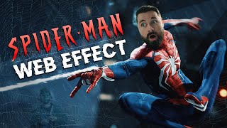 SpiderMan Web Effect After Effects Tutorial [upl. by Muns]