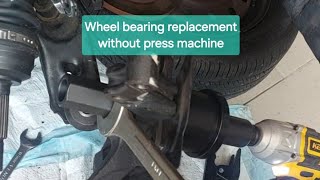 Perodua viva wheel bearing replacement [upl. by Thgiwed]