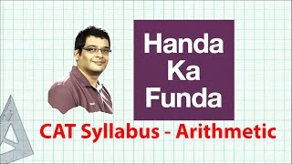 Arithmetic Syllabus for CAT 2019 Exam Preparation [upl. by Schwerin]