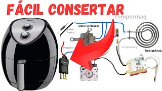 🔴Air Fryer Philco não Liga não Esquenta [upl. by Berkshire]