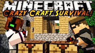 Minecraft Crazy Craft  CREATING NEW WEAPONS [upl. by Ytisahcal925]