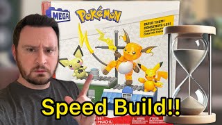 Building the ULTIMATE Pikachu Evolution Set Mega Construx Speed Build [upl. by Aim]