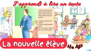 🔹️النص الأول من الوحدة الأولى Module N°1 ♧ La nouvelle élève ♧ [upl. by Sprage]