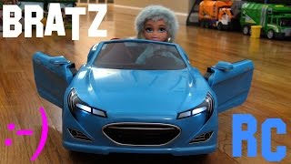 Remote Control Toy Car A Blue BRATZ RC Car and Toy Doll Unboxing and Playtime Fun [upl. by Lettig]