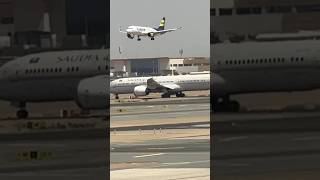 Plane Crossing during Landing Time viral short shortsfeed flight [upl. by Assirec]