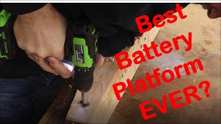 Greenworks 24V Cordless Drill Review [upl. by Dosia319]