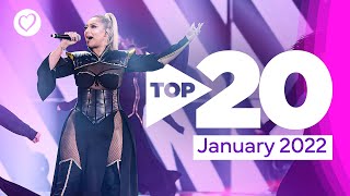 Eurovision Top 20 Most Watched January 2022 [upl. by Redleh104]