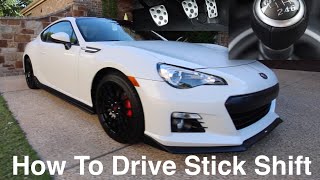 How To Drive A Stick Shift  Manual Transmission Car Tutorial [upl. by Yerocal]