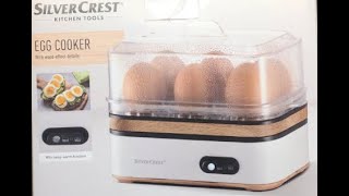 Egg cooker  Silver crest egg cooker SEKH 400 A1 Äggkokare Lidl [upl. by Bundy]