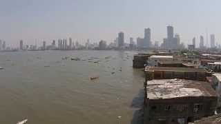 Aerial View of the Worli Koliwada Village [upl. by Rafter]