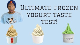 Trying Every Single Frozen Yogurt Flavors [upl. by Gayel]