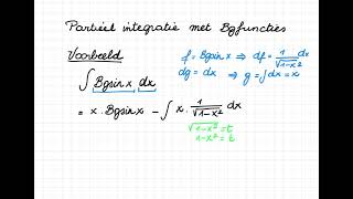 Partieel integratie met cyclometrische functies [upl. by Notserk853]