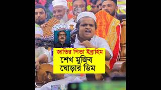 জাতির পিতা ইব্রাহিম শেখ মুজিব ঘোড়ার ডিম  রফিকুল ইসলাম মাদানী  rafiqul islam madani waz shorts [upl. by Julian]