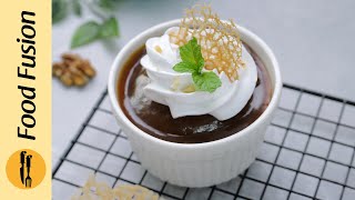 Sticky Toffee Date Pudding Dessert Recipe By Food Fusion [upl. by Emor655]