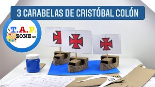 Como hacer las 3 Carabelas de Cristobal Colon [upl. by Lamak392]