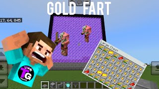 BEST GOLD XP FARM in 121 Minecraft Bedrock [upl. by Naujad]