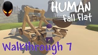 Human Fall Flat  Castle part 1  Walkthrough 7  Château partie 1 [upl. by Aipotu]