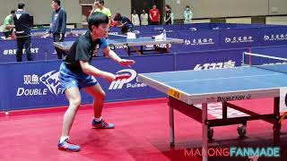 Ma Long Tomokazu Harimoto training in Zheng Zhou  2020 ITTF Finals 3 [upl. by Legna]