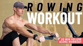 The PERFECT BEGINNER Rowing Workout [upl. by Debbie814]