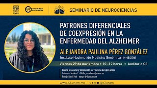 Patrones diferenciales de coexpresión en la enfermedad de Alzheimer [upl. by Ettevey]