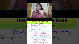 How to Calculate Dose  Part 1 Dilution nursing hospital medical [upl. by Netsrek]