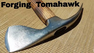 BlackSmithing  Forging A Tomahawk [upl. by Aruasor]