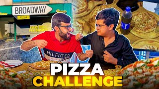 PIZZA CHALLENGE  EATING CHALLENGE  FOOD CHALLENGE  Pakistani Vlogs [upl. by Flint]