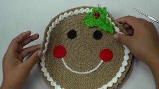 POSA PLATOS A CROCHET PARA NAVIDAD [upl. by Rhoades169]