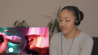 Singer reacts to Sia  Chandelier  Live  C’Cauet sur NRJ [upl. by Lener]