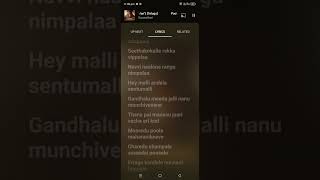 Pollamaa pilla song lyrics [upl. by Siuqaj74]