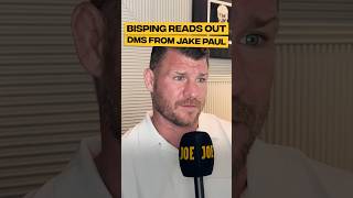 Mike Bisping reads out DMs from Jake Paul 🤣 [upl. by Ally835]