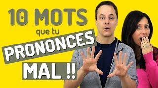 Prononciation Française 10 MOTS DIFFICILES À PRONONCER en français 😖 [upl. by Cullie]