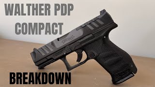 WALTHER PDP COMPACT BREAKDOWN AND CLEANING 4K VIDEO [upl. by Gowon]