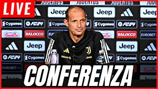 🔴 LIVE  CONFERENZA STAMPA ALLEGRI pre JUVENTUS  SALERNITANA COPPA ITALIA [upl. by Mariande]