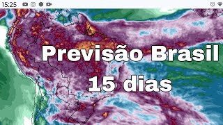 Previsão do tempo no Brasil 15 dias atualização 06042024 [upl. by Gabbi]