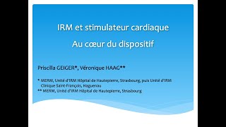 IRM et stimulateur cardiaque [upl. by Gerhard]