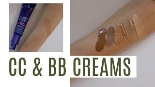 SWATCHING CC CREAMS amp BB CREAMS DR DRAY [upl. by Cardon]