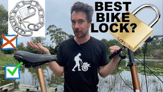 Best Bike Lock for Cycle Touring [upl. by Winthrop148]