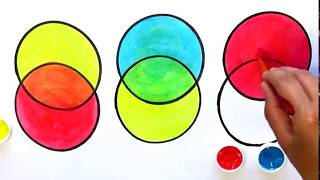 Aprende los Colores Primarios y Colores Secundarios  Videos didácticos Amiguitos123 [upl. by Inahpets]